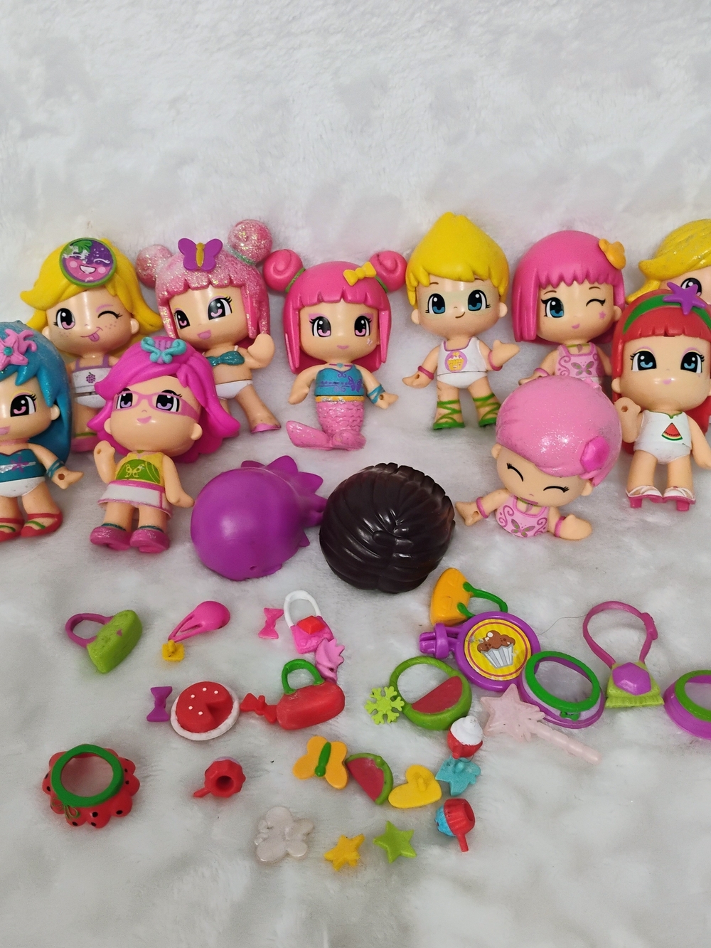 Pinypon Piny Pon Interchangeable 3” Doll Bundle Lot Famosa Toys Mermaid F